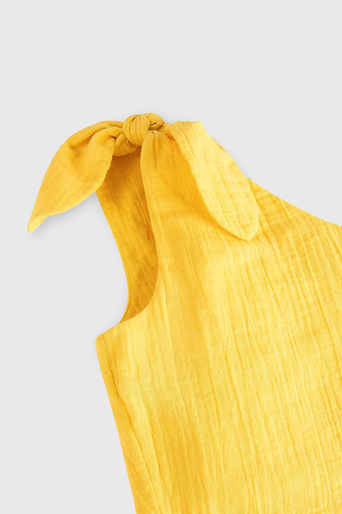 Santorini Top Yellow