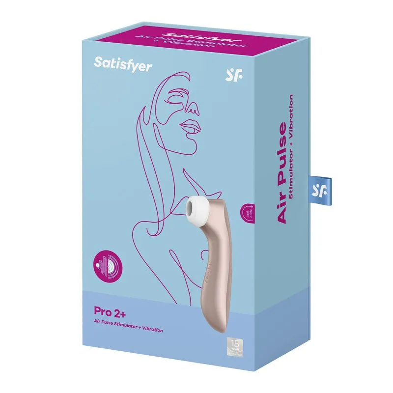 Satisfyer Pro 2  Touch-Free - Clitoral Stimulator With Vibration - Rose Gold