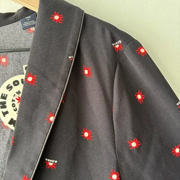 Scotch &amp; Soda Light Weight Blazer Paradise Seeker All Over Print Sz L NWT