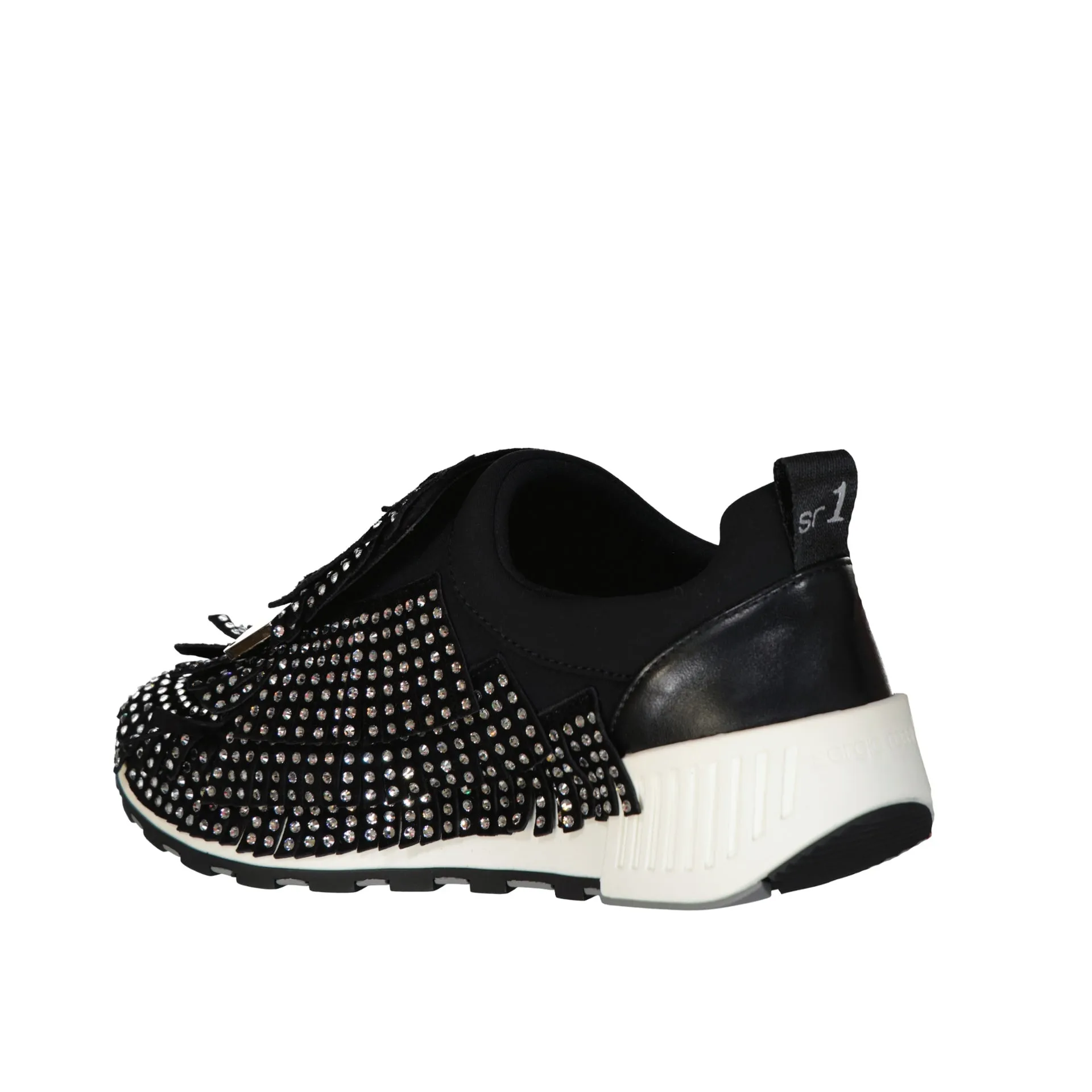 SERGIO ROSSI SR1 Running Crystals Mini Sneakers