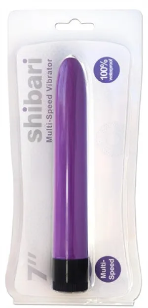 Shibari 7-Inch Multi-Speed Vibrator - Purple