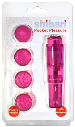 Shibari Pocket Pleasure With Attachments - Pink