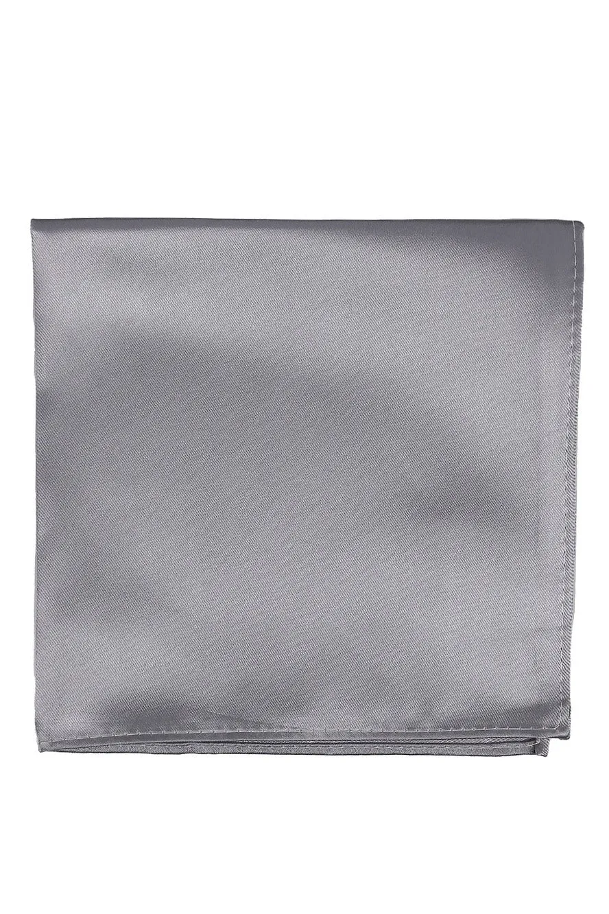 Silver Eternity Pocket Square