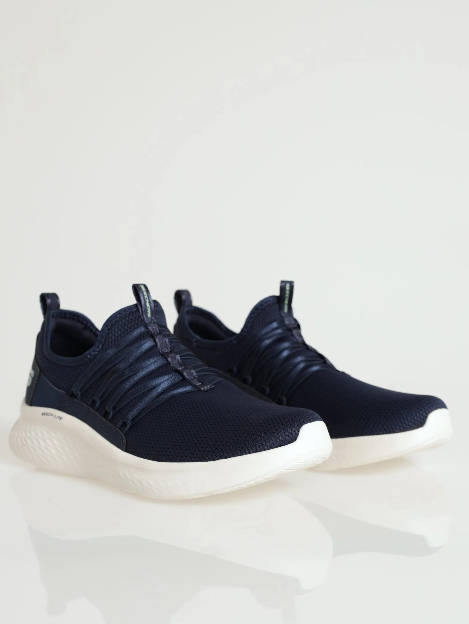 Skech-Lite Pro Mock Lace Slip-On Sneaker - Navy