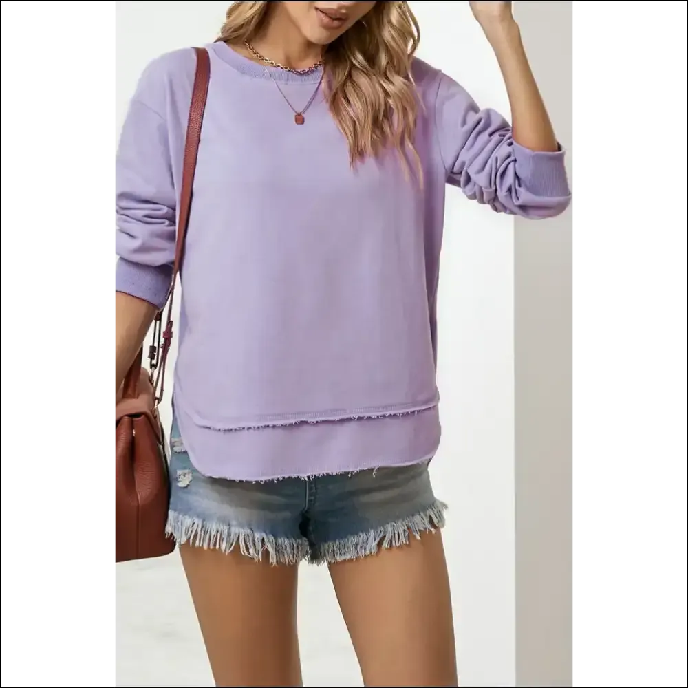Slay All Day in our Chic Slit Drop Shoulder Sweatshirt! 🔥 Needful Things