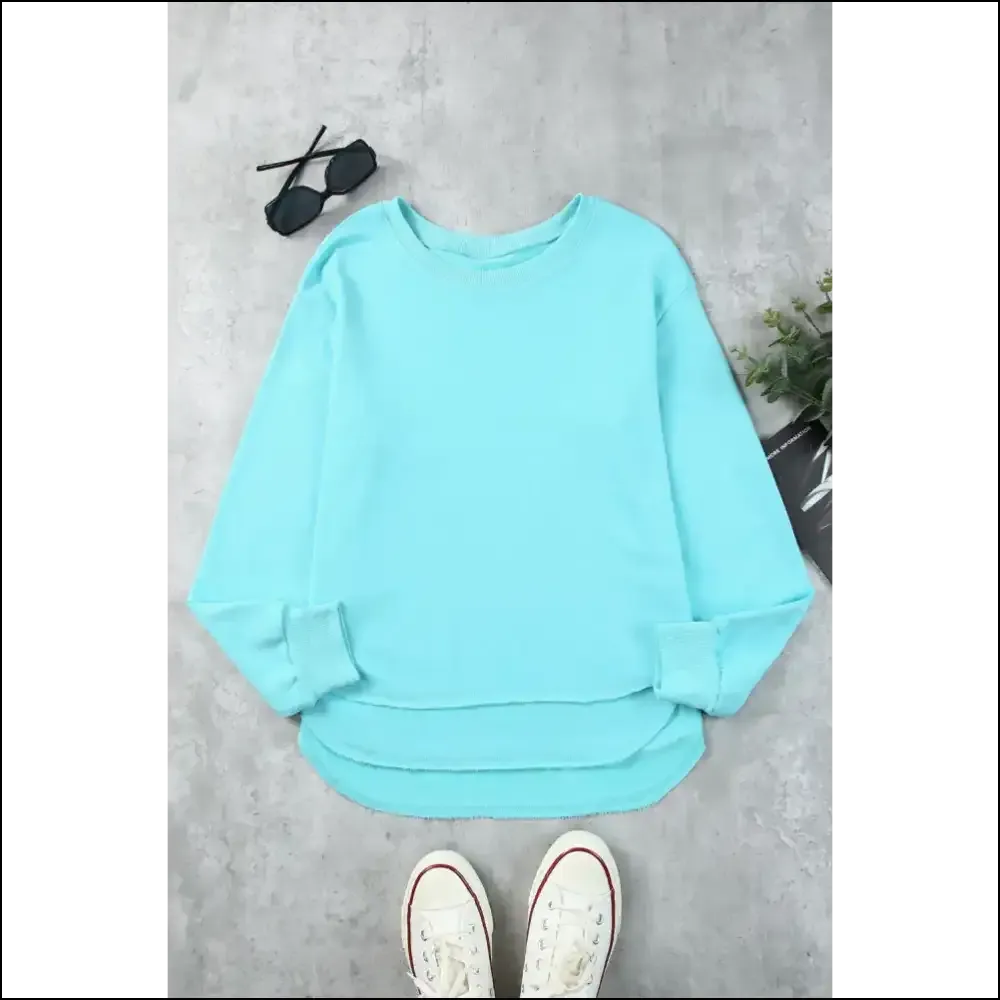 Slay All Day in our Chic Slit Drop Shoulder Sweatshirt! 🔥 Needful Things