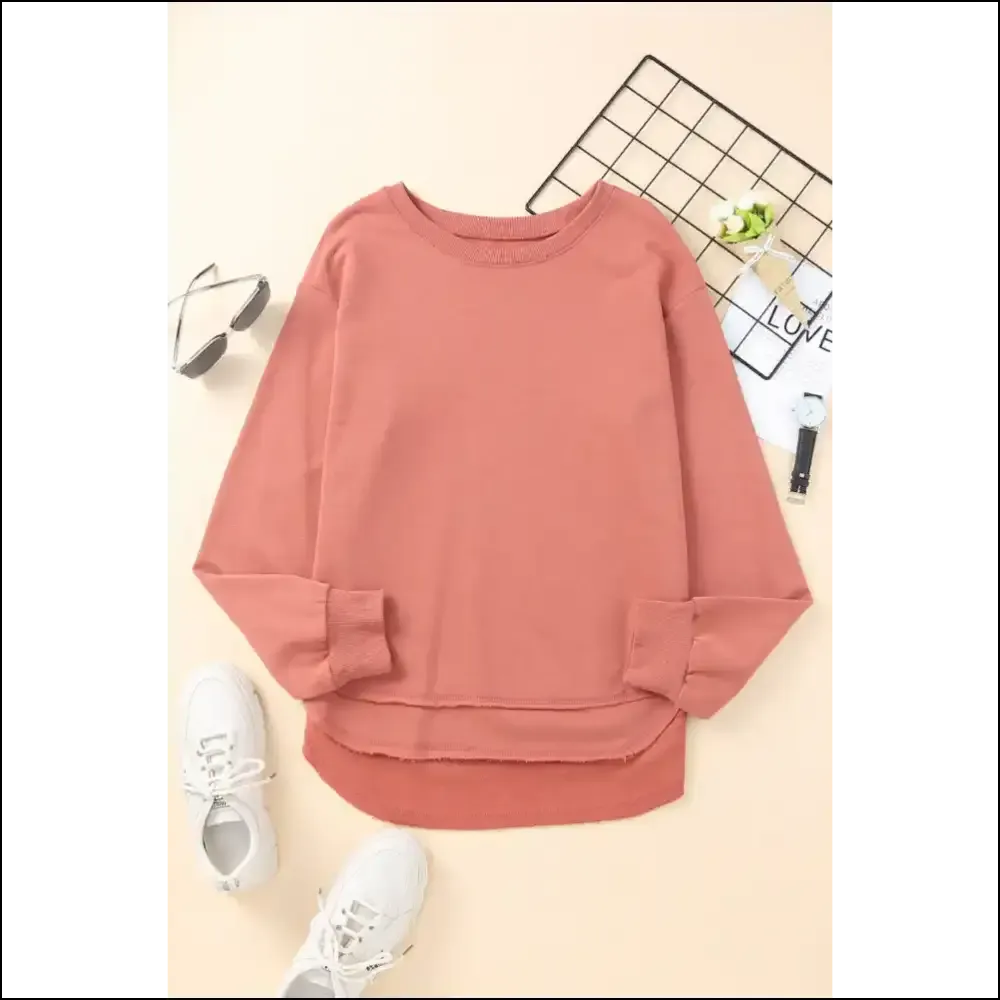 Slay All Day in our Chic Slit Drop Shoulder Sweatshirt! 🔥 Needful Things