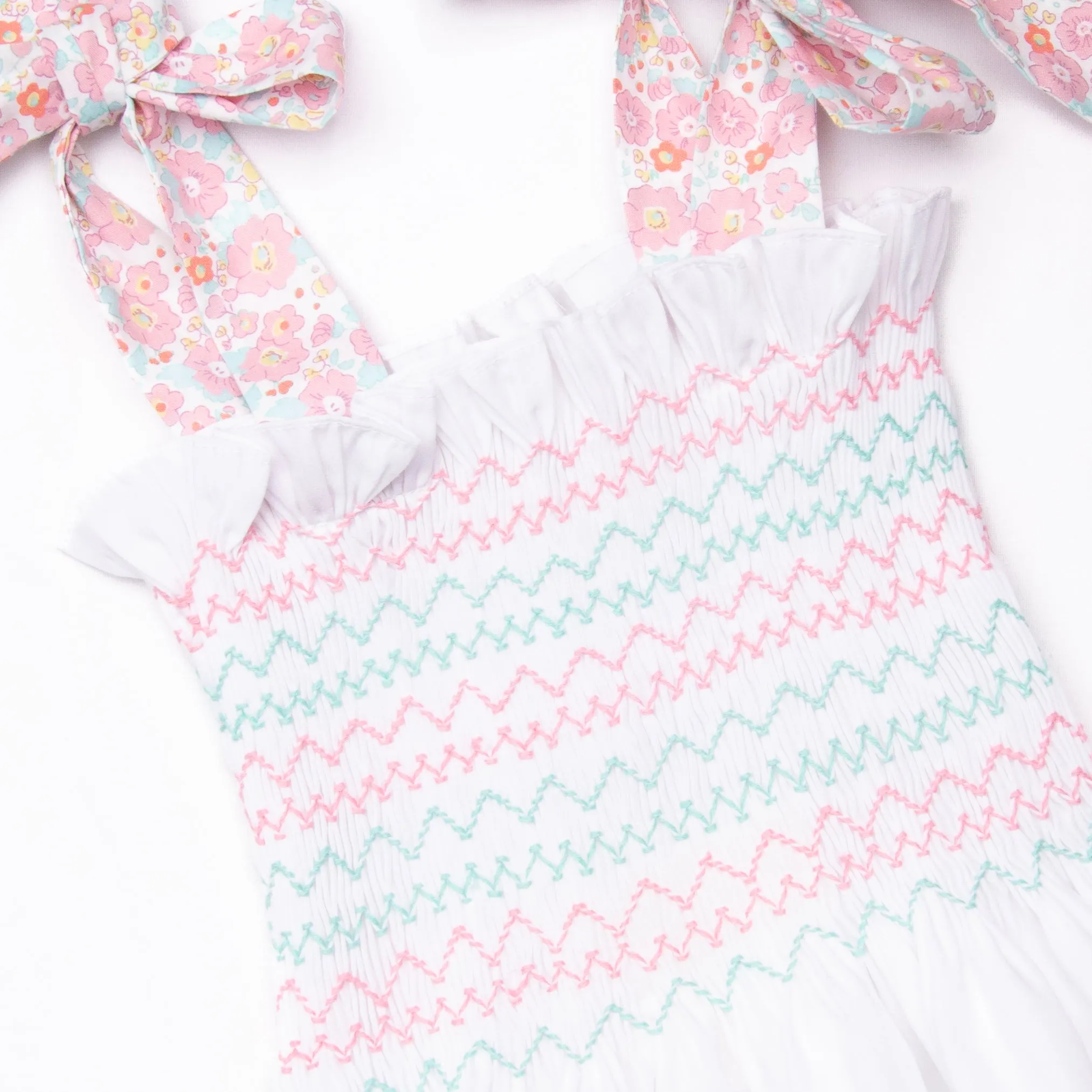 Soak Up the Sun Smocked Bloomer Set, Pink Floral
