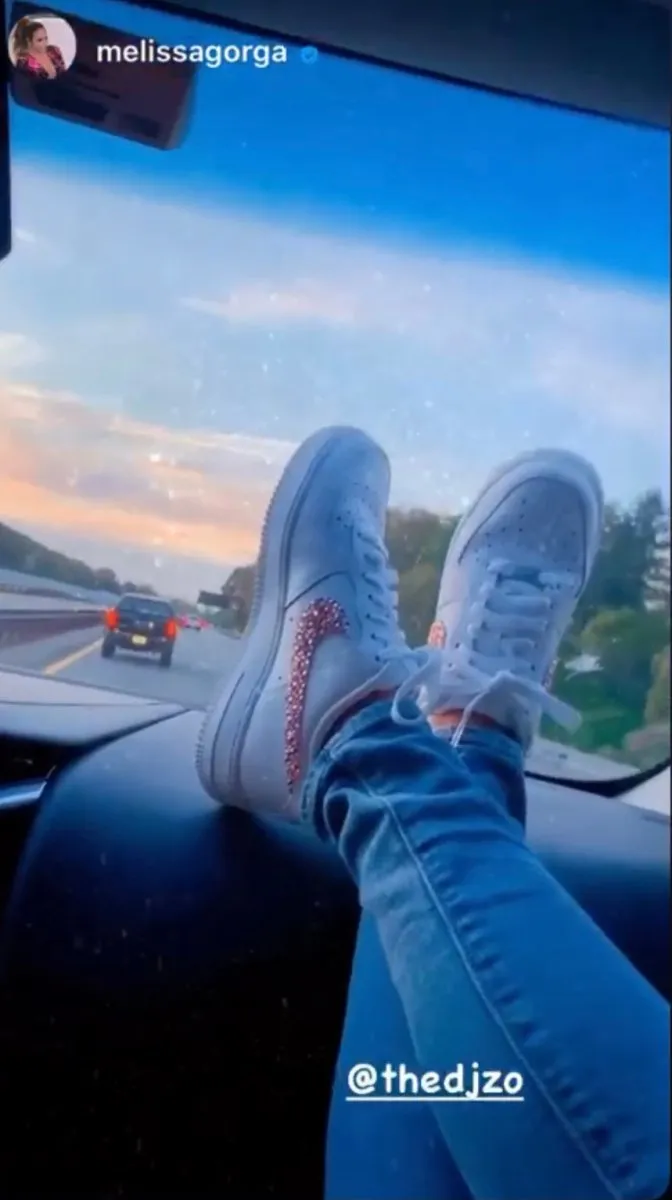 'Sparkle & Glow' Rose Gold Nike AF1 (Women's)