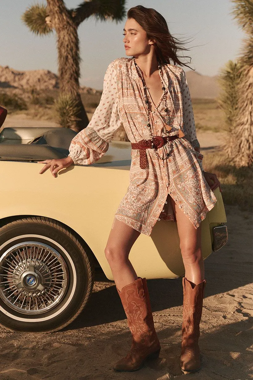 Spell - Sunshine Bandit Tunic Dress (Desert Sage)
