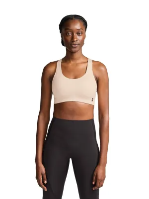 Stanik sportowy ON RUNNING Active Bra beżowy