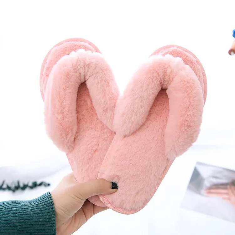 Step Into Luxury with Plush Flip-Flop Slippers!