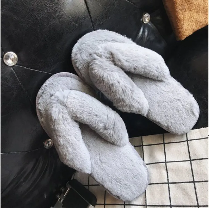 Step Into Luxury with Plush Flip-Flop Slippers!