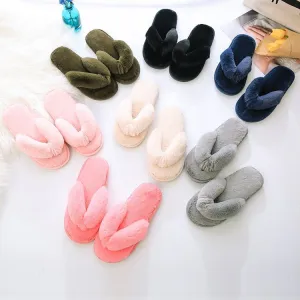 Step Into Luxury with Plush Flip-Flop Slippers!