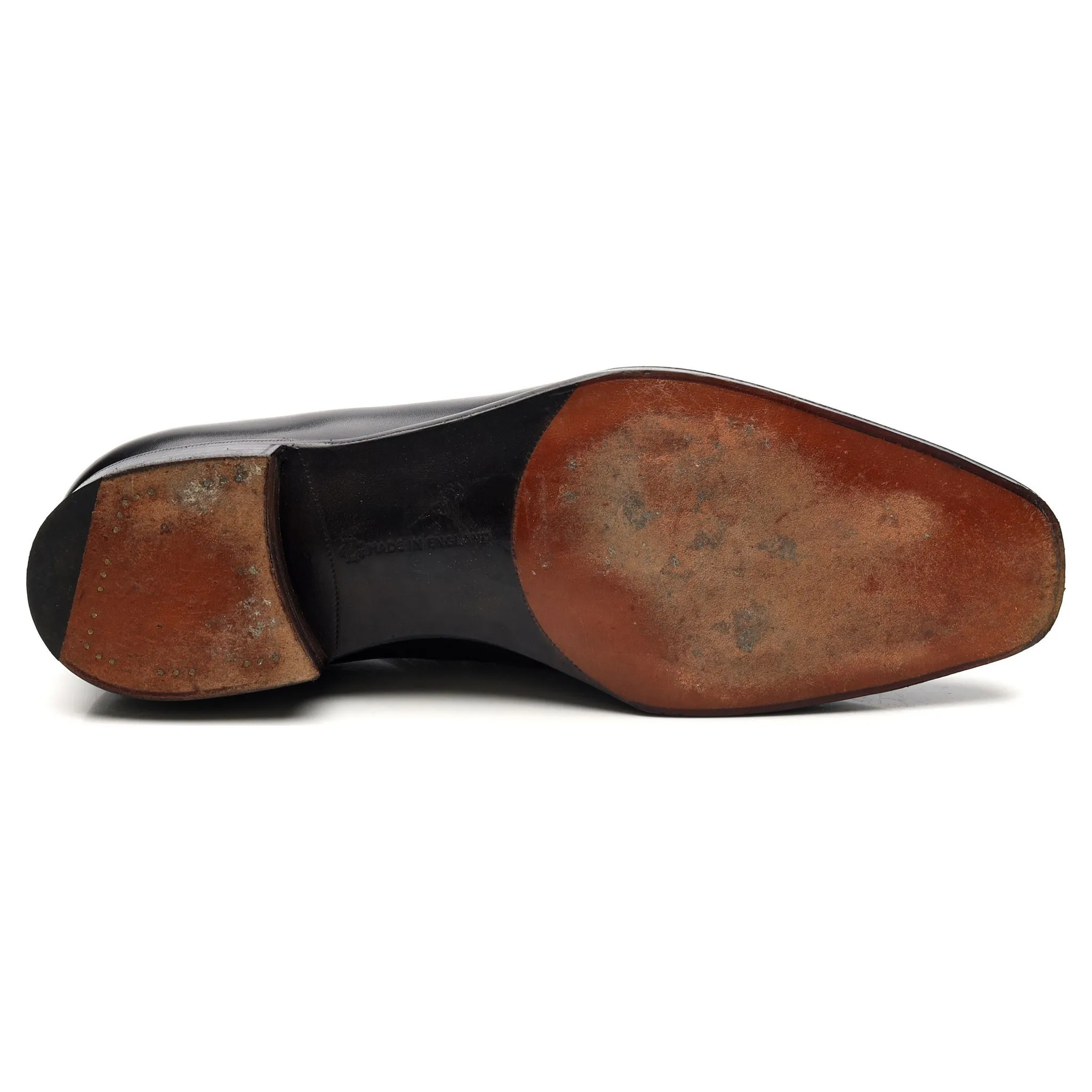'Sulgrave' Black Leather Slip On Loafer UK 9 E