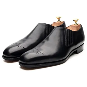 'Sulgrave' Black Leather Slip On Loafer UK 9 E
