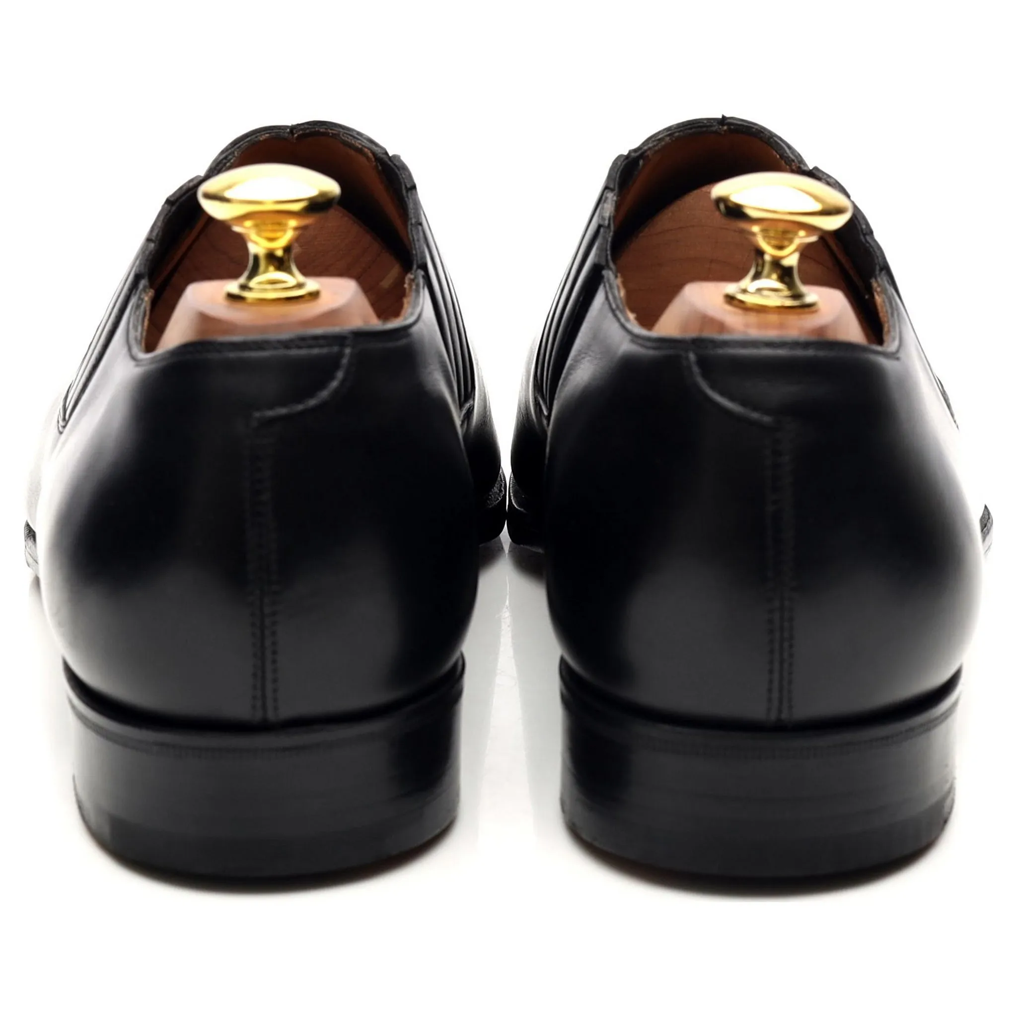 'Sulgrave' Black Leather Slip On Loafer UK 9 E
