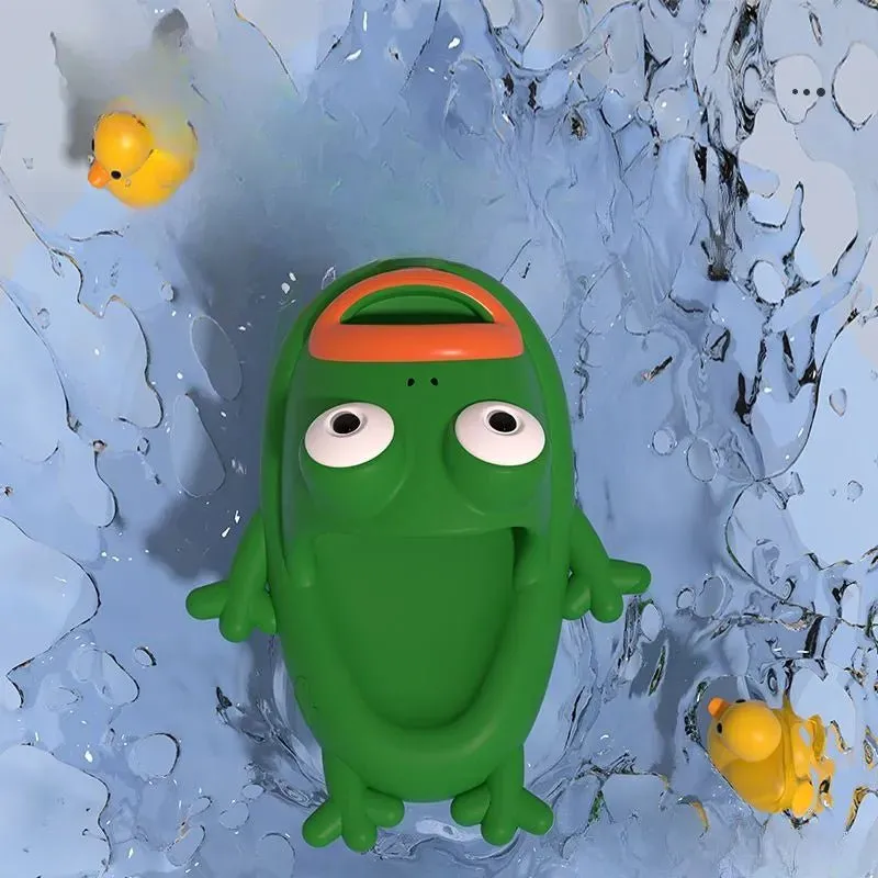 Summer Cartoon Frog Slippers