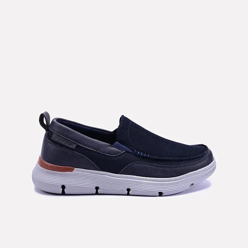 Swerve Blue Slip On Sneakers 0120496