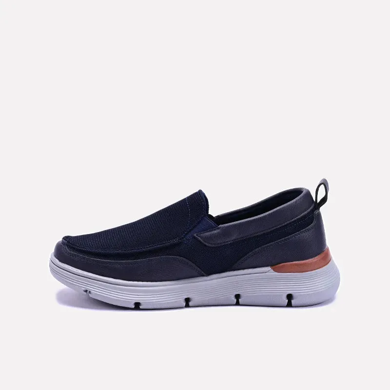 Swerve Blue Slip On Sneakers 0120496