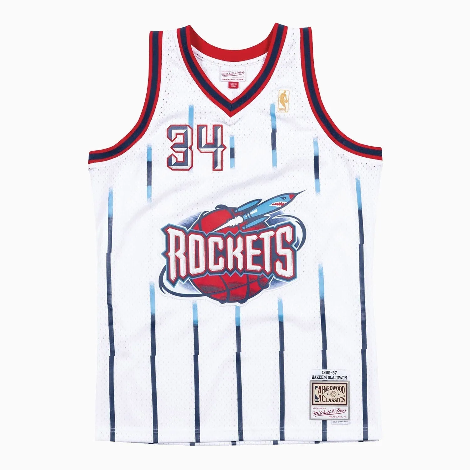 Swingman Hakeem Olajuwon Houston Rockets NBA 1996-97 Jersey