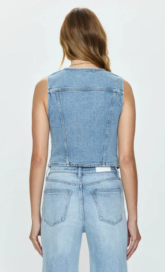 SYDNEY FITTED VEST - PROVENCE
