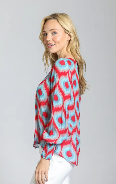 T18P/B-757D/NC - Pullover w/ Smocked Cuff