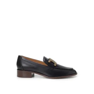TOD'S Luxurious Leather Loafers with Chic Round Toe and 3.5 cm Heel