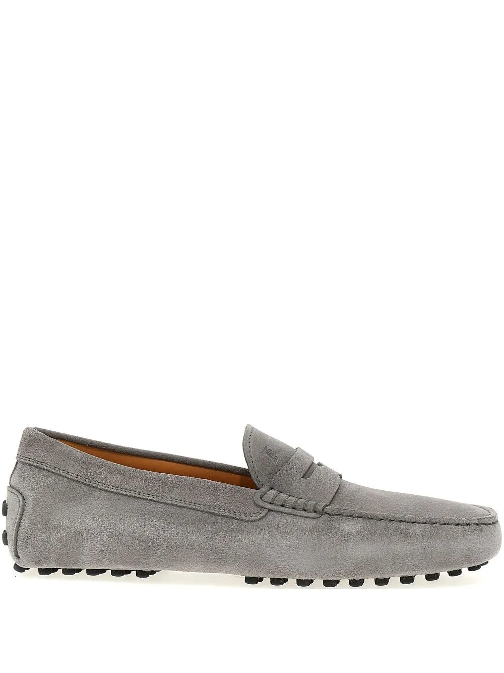 TOD'S Men's Slip-On Rubber Suede Leather Loafers