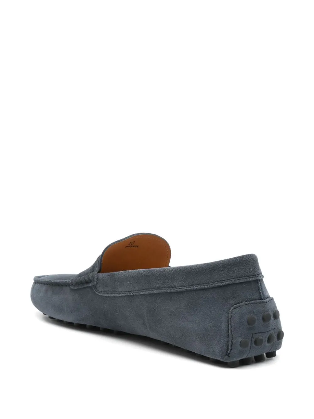 TOD'S Men's Slip-On Rubber Suede Leather Loafers