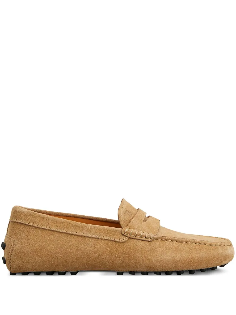 TOD'S Men's Slip-On Rubber Suede Leather Loafers