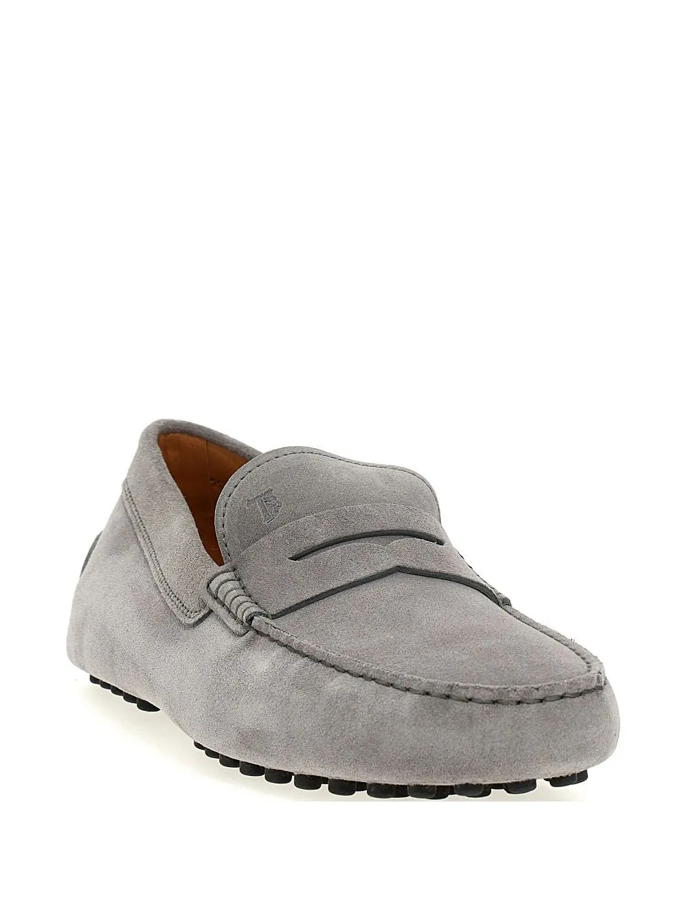 TOD'S Men's Slip-On Rubber Suede Leather Loafers