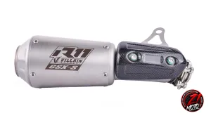 Villain R11 with Slip On Elbow for GSX-S 1000