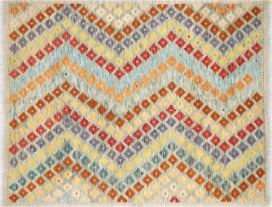 Vintage Afghan Maimana Kilim - 5'1" x 6'4"