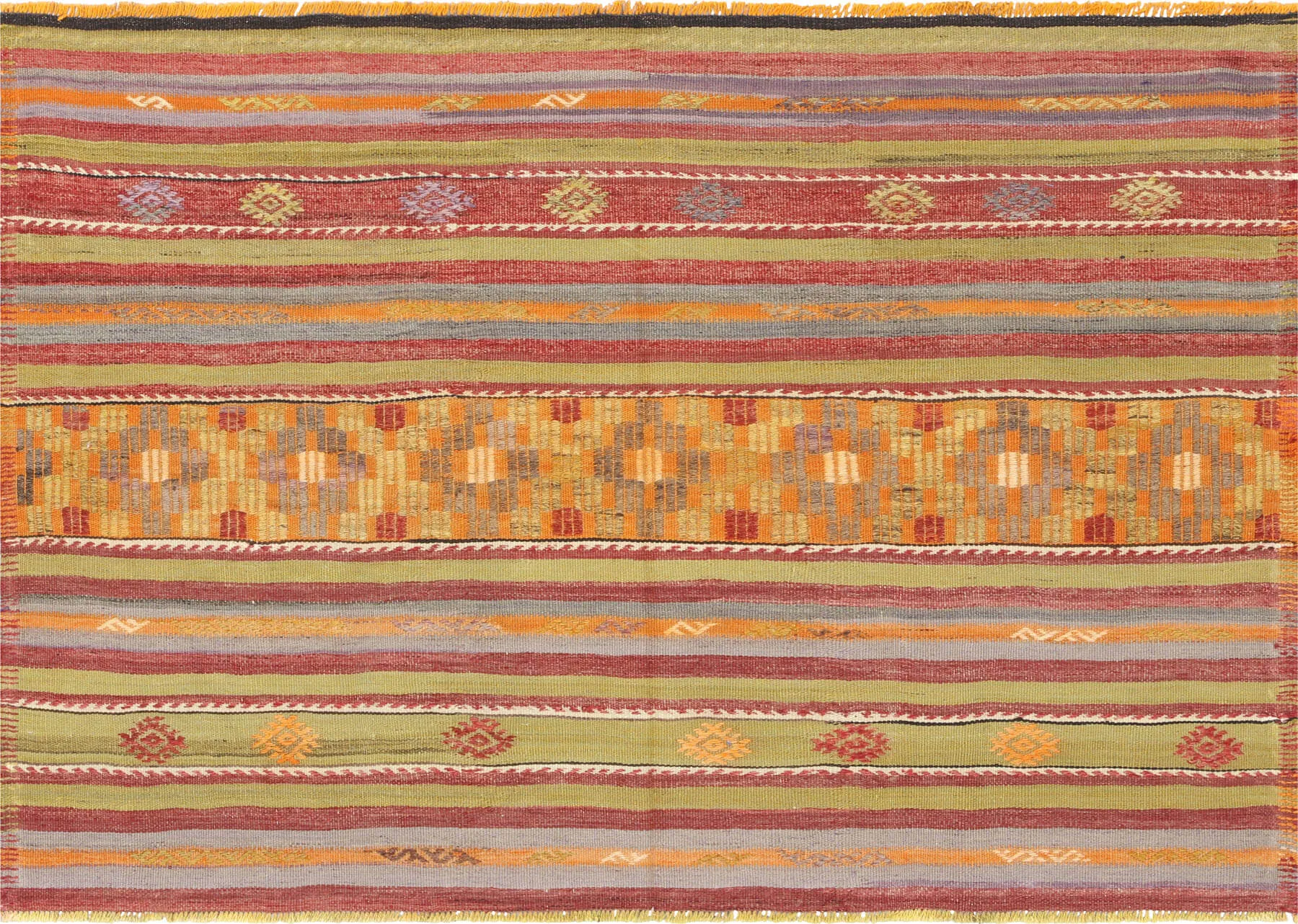 Vintage Turkish Kilim - 3'8" x 5'2"