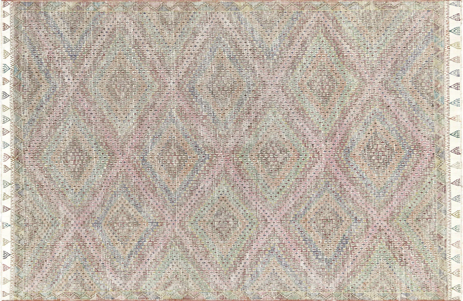 Vintage Turkish Kilim - 6'10" x 10'8"