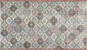 Vintage Turkish Mid-Century-Modern Rug - 4'6" x 7'8"