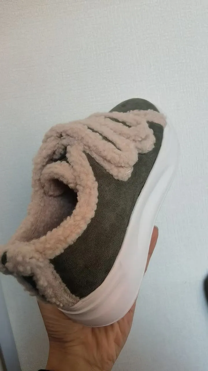 Waterproof Cotton Slippers Anti-slip Heel Women's Home
