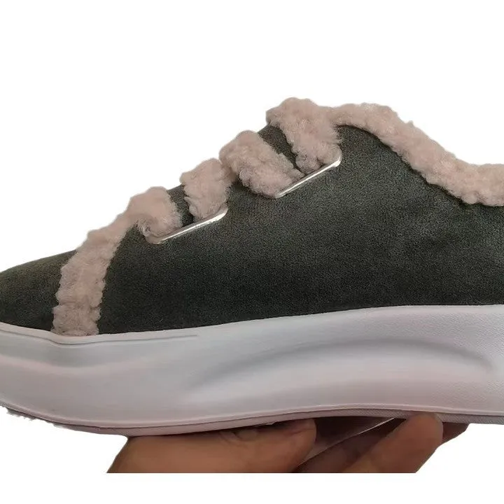 Waterproof Cotton Slippers Anti-slip Heel Women's Home