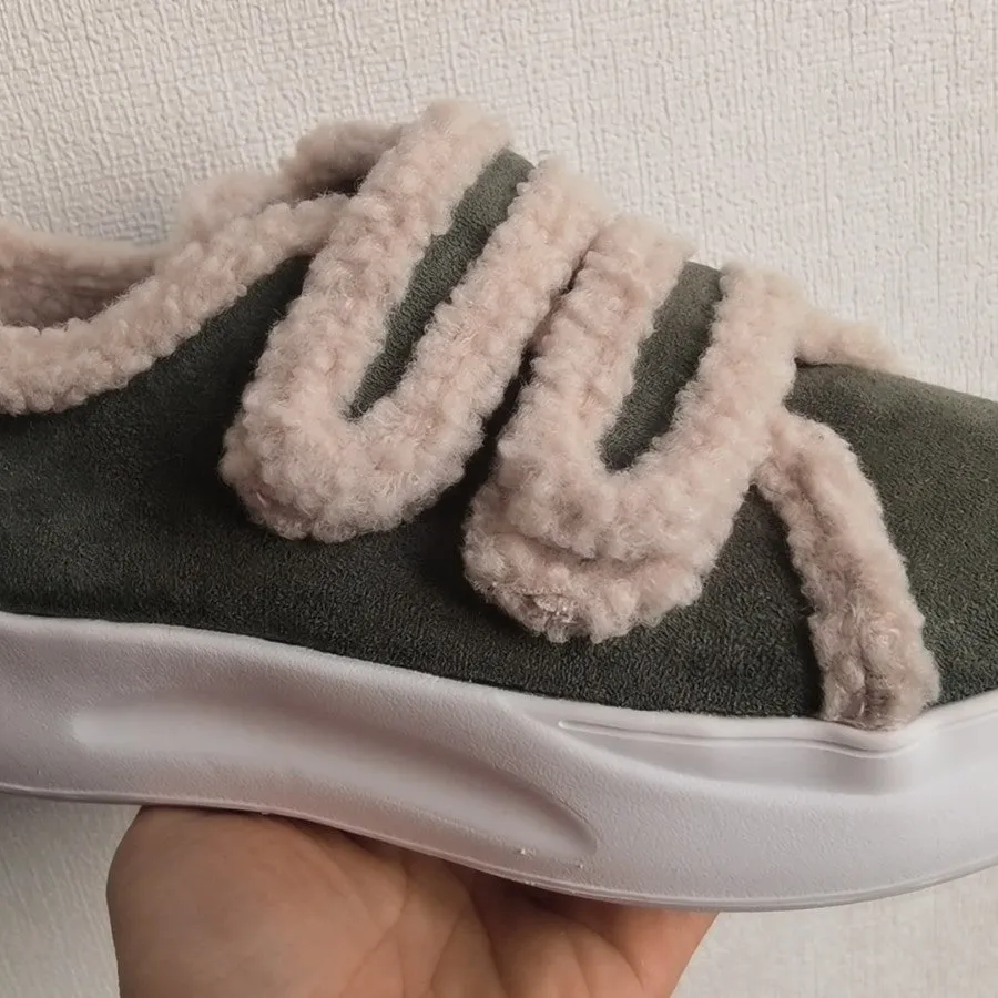 Waterproof Cotton Slippers Anti-slip Heel Women's Home