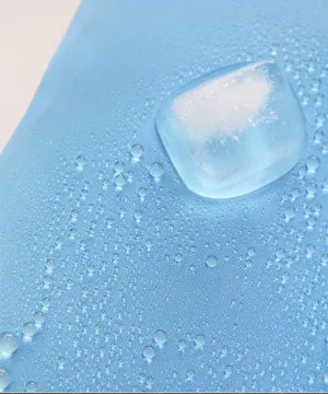 Waterproof Fabric Solid Color Sky Blue per Yard 24675