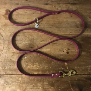 Waterproof Leash : Wine   Brass