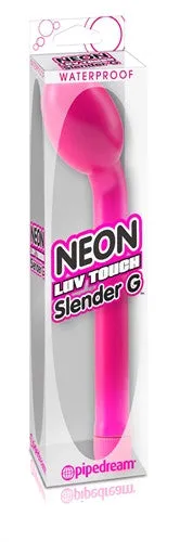 Waterproof Neon Luv Touch Slender G  - Pink