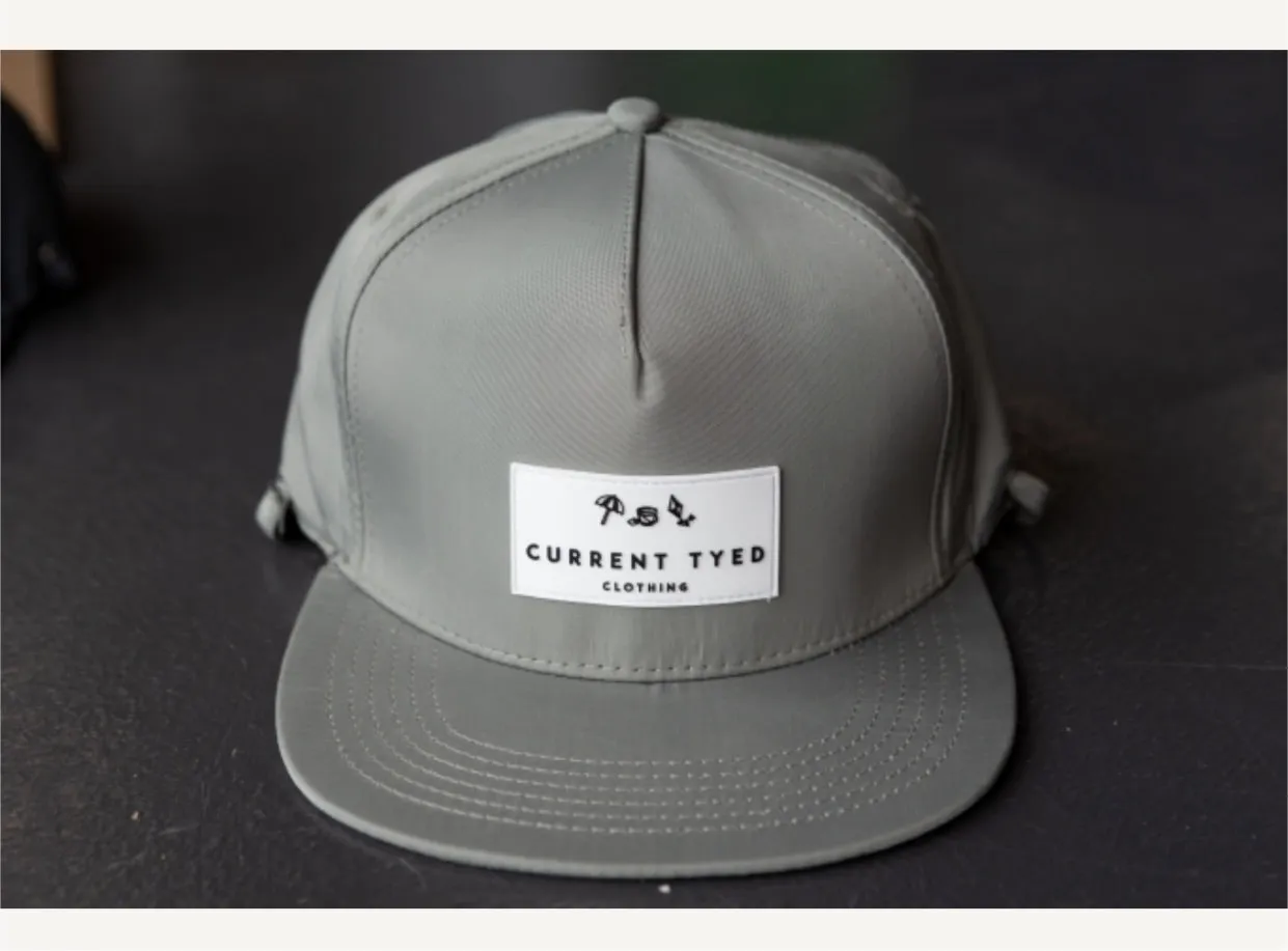 waterproof snapback hat sage