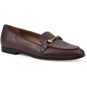 White Mountain Womens Nooks Slip On Flat Loafers