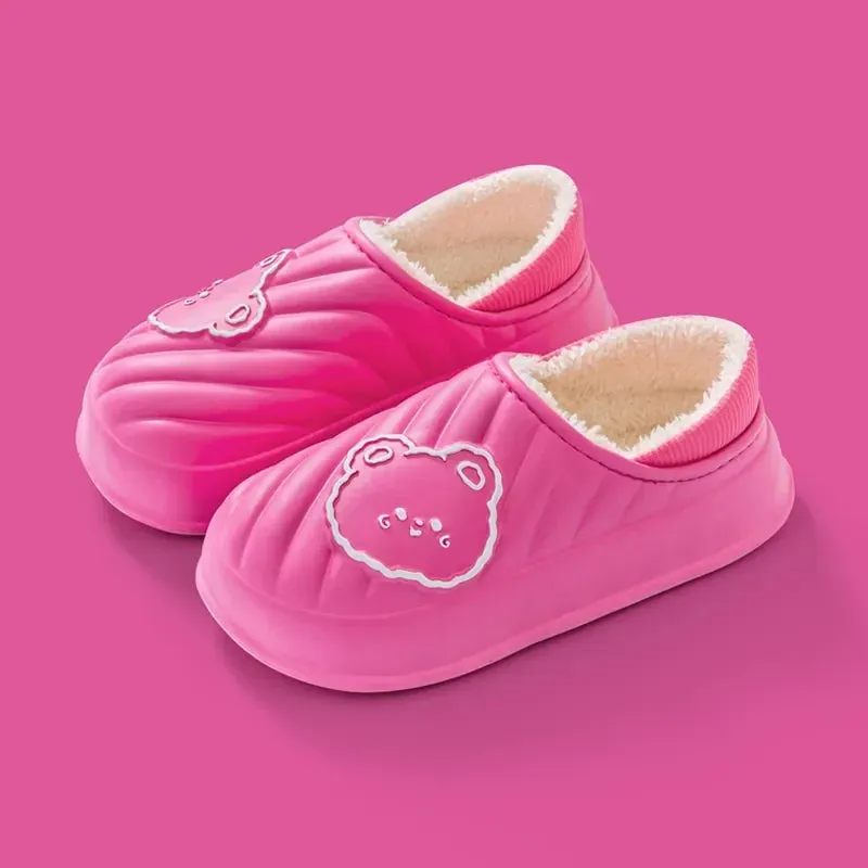 Winter Cotton Slippers for WOMEN'S Home Wear, Waterproof, Snow Proof, Warm and Simple, Cute Couple Cotton ShoesMTX2336
