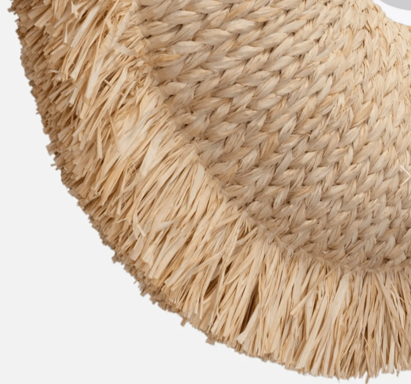 Winter Park Woven Raffia Mirror - Oval