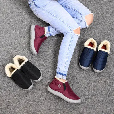 Winter Warm Flat Bottom Shoes