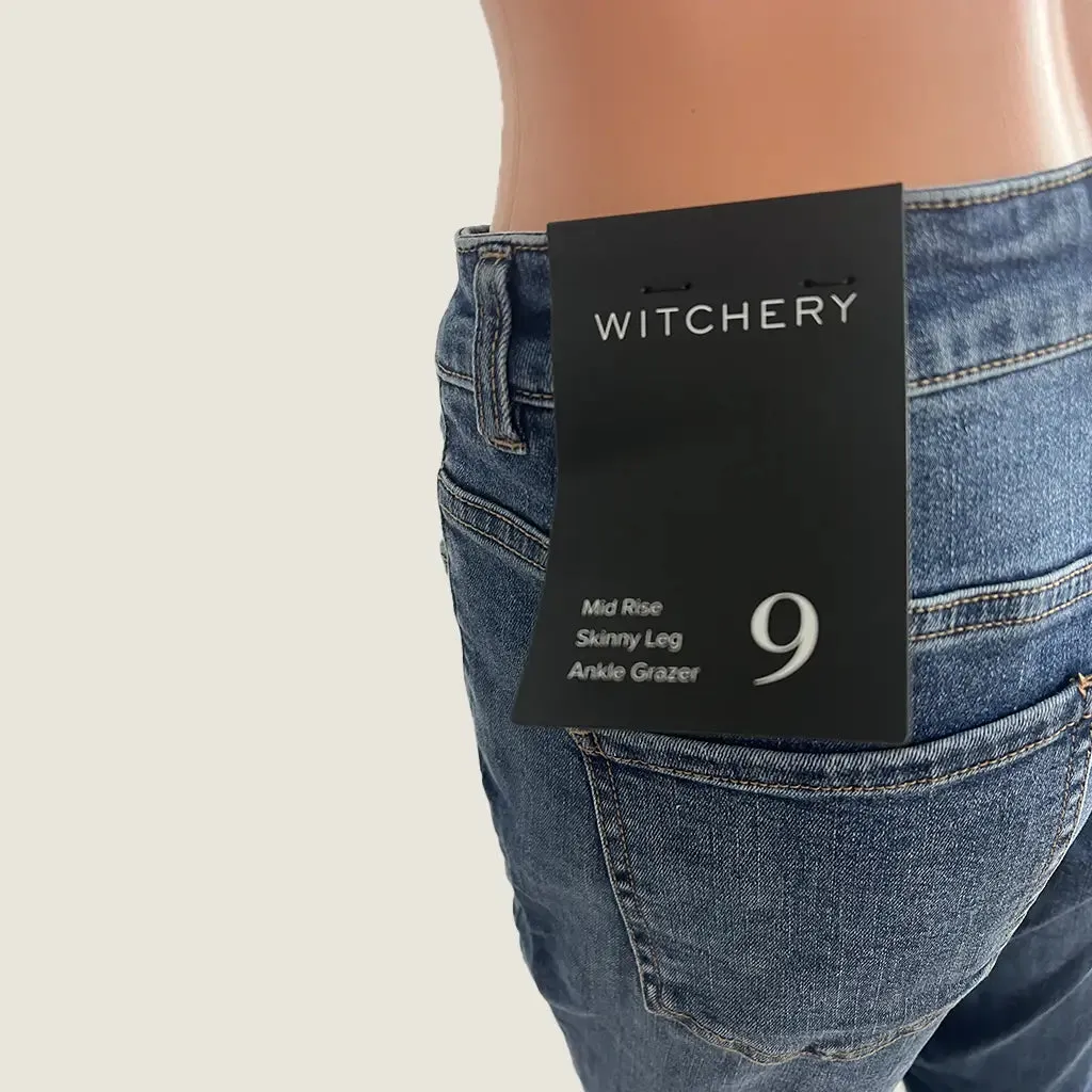 Witchery 7/8 Mid Rise Skinny Stretch Denim 9