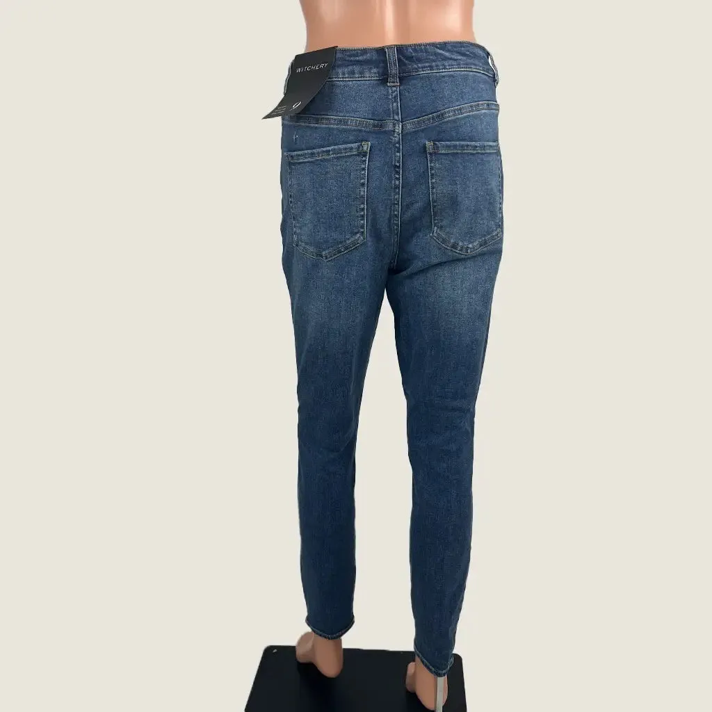 Witchery 7/8 Mid Rise Skinny Stretch Denim 9